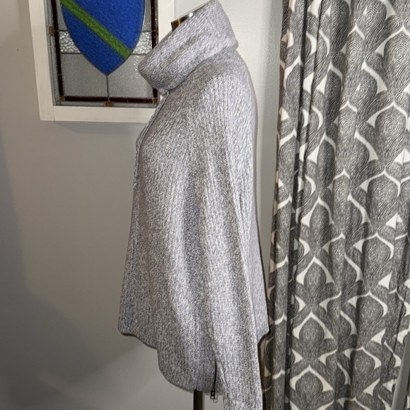 Athleta Borealis Oversized Cowl Neck Rib Knit Merino Wool Sweater - Picture 3 of 8